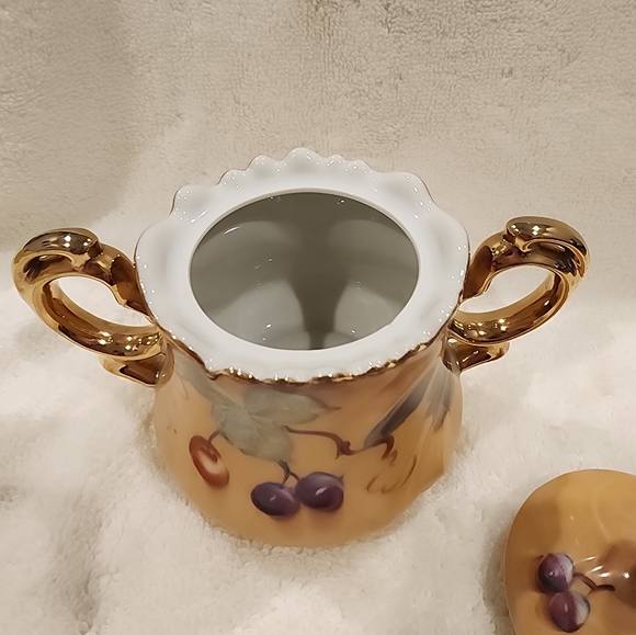 Sugar Dish and Cream Pitcher Lancaster Hanley England vintage - Picture 14 of 15